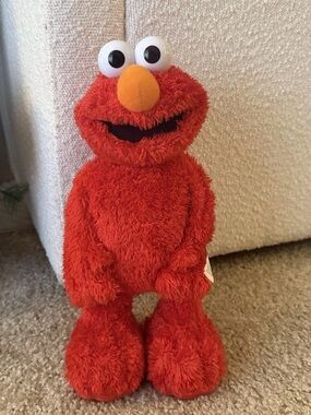 Elmo Red Plush Kids Toy - animated Sesame Street Character